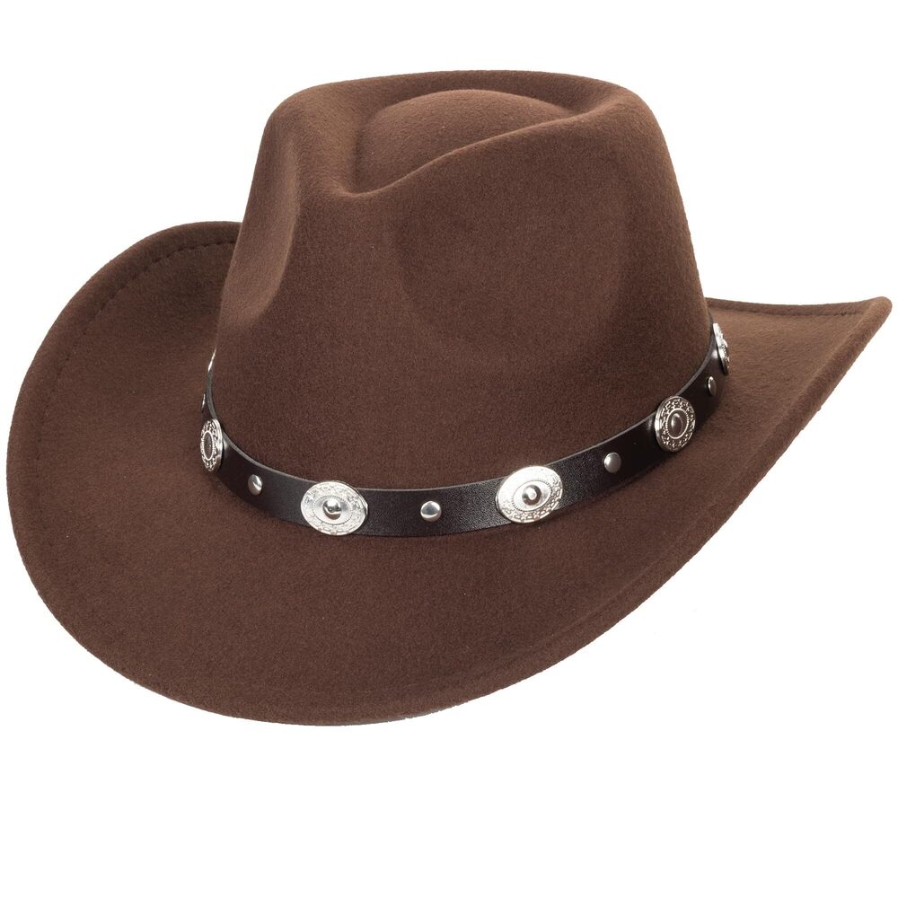 3462 Western Outback Felt Cowboy Hat For Women Cowgirls-fedora Rodeo-hat